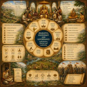 Bharatiya Statecraft and Governance:  Arthashastra, Dharma and Leadership