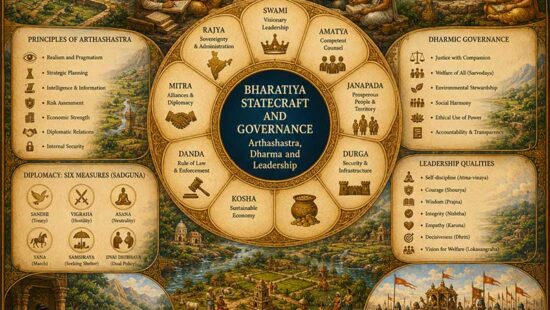 Bharatiya Statecraft and Governance:  Arthashastra, Dharma and Leadership